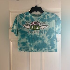 Friends Tie-Dye Central Perk Crop Top